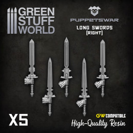 Long Swords - Right | Resin items