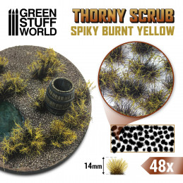 Thorny Scrubs - BURNT YELLOW | Basing Materials