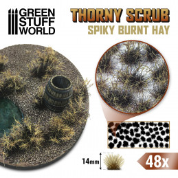 Thorny Scrubs - BURNT HAY | Basing Materials