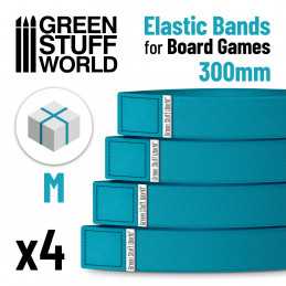 Fasce elastiche per giochi da tavolo 300mm - Pack x4 | Fasce elastiche per giochi da tavolo