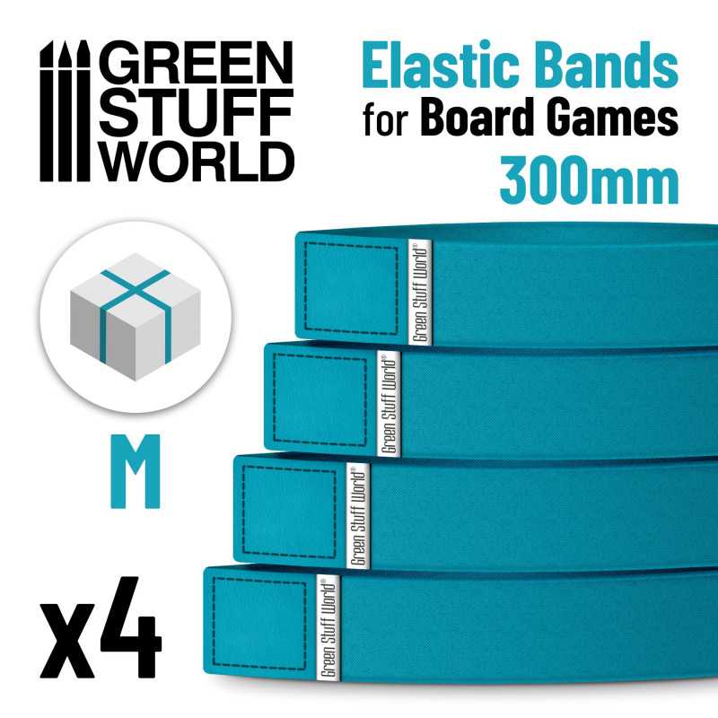 ▷ Elastic Bands for Board Games 300mm - Pack x4