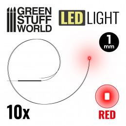 Lumières LED Rouge - 1mm | Lumières LED 1mm