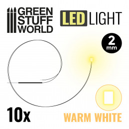 Warmes Weißes LED-Leuchten - 2mm | LED-Leuchten 2mm