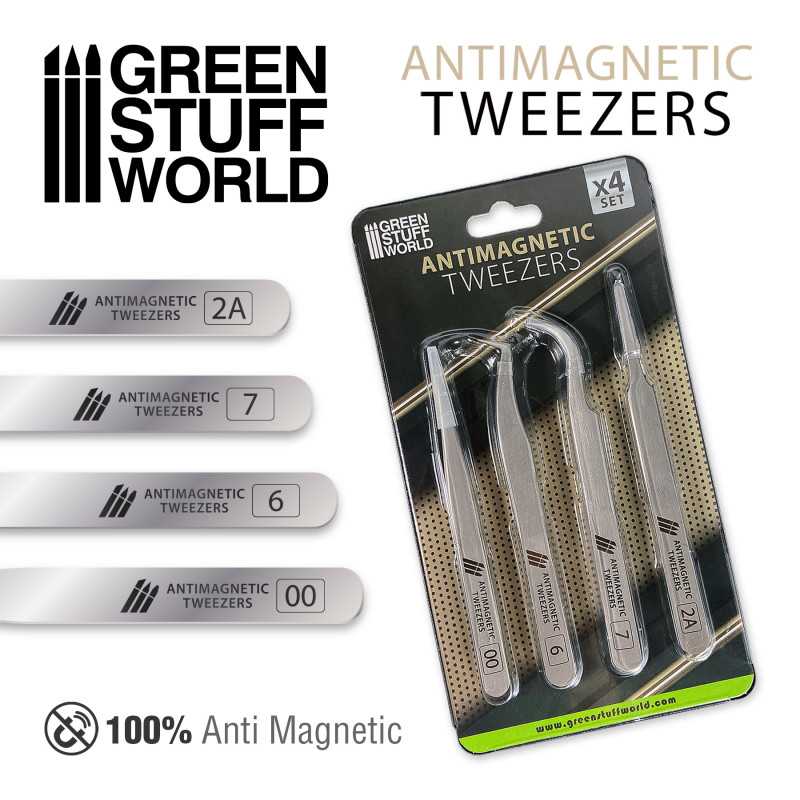 ▷ Anti-magnetic modeling tweezers