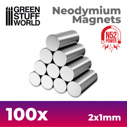 Neodymium Magnets 5x2mm 100 units (N52) | -