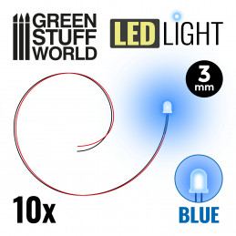 BLAUE LED-Leuchten - 3mm | LED-Leuchten 3mm
