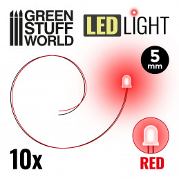 Lumières LED Rouge - 5mm | Lumières LED 5mm