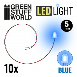 Lumières LED BLEU - 5mm | Lumières LED 5mm