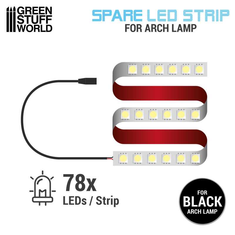 ▷ Ersatz-LED-Streifen für Hobby Arch LED-Lampe - Darth Black | - GSW