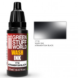 Inchiostro Lavatura Wash ATRAMENTUM BLACK | alternativa al Nuln Oil