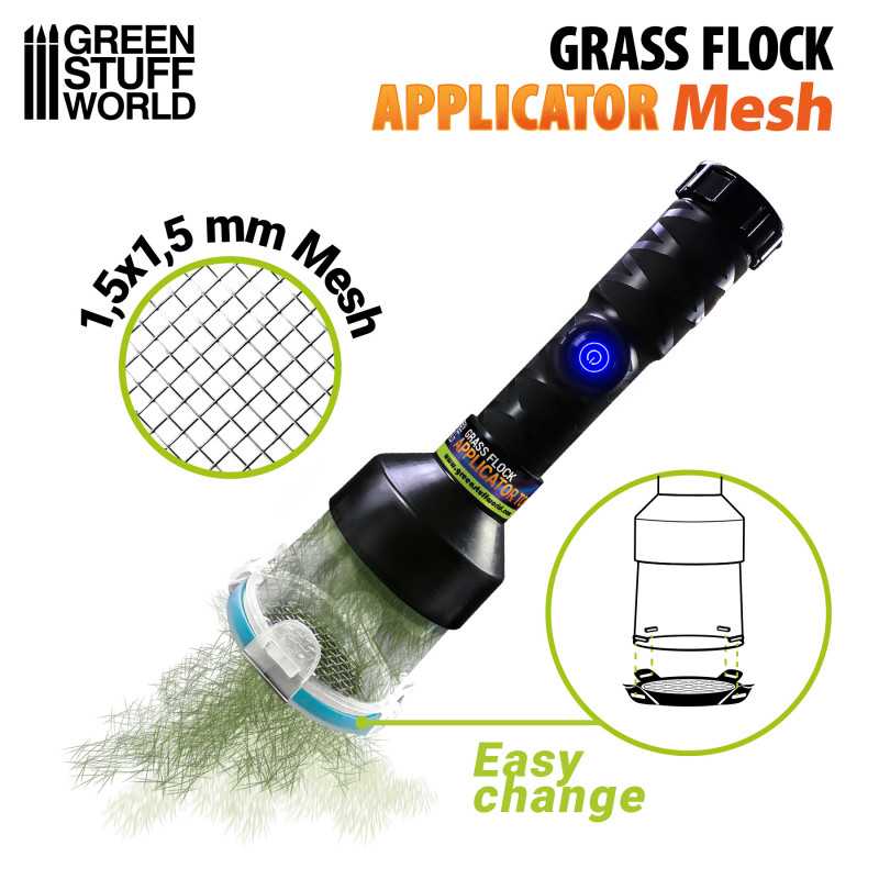▷ Grass Flock Applicator - Small Mesh - GSW