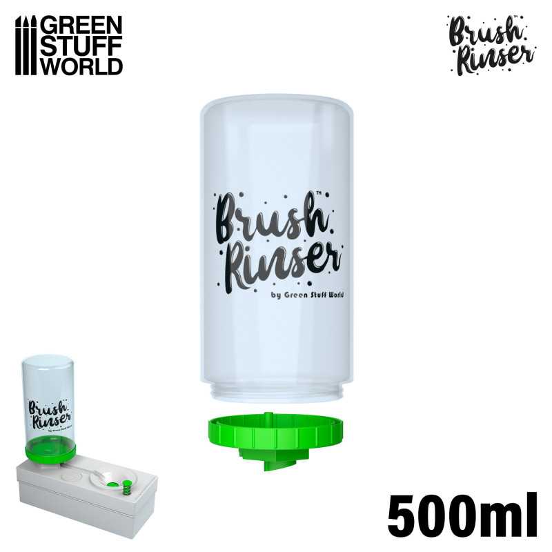 ▷ Brush Rinser bottle 500ml - Green 