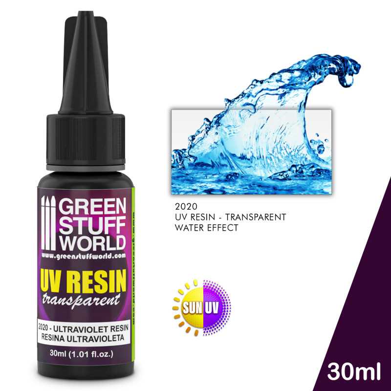 ▷ Resina UV 30ml - Efecto Agua