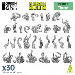 3D-Druckset - Dornen | Pflanzen und Vegetation