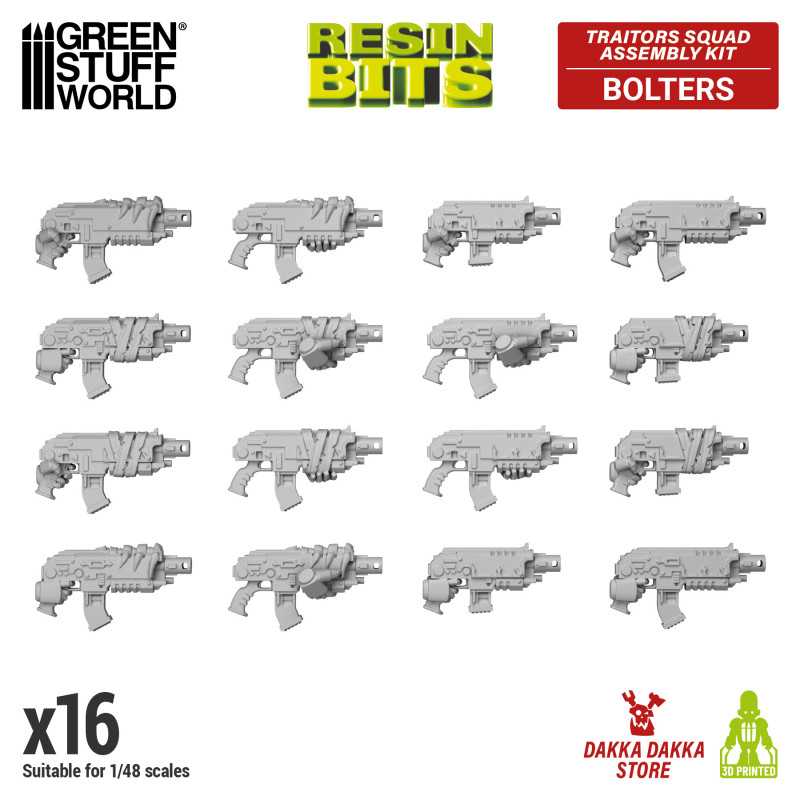 DakkaDakka - TRAITORS SQUAD - Chaos Bolter Guns | Resin items