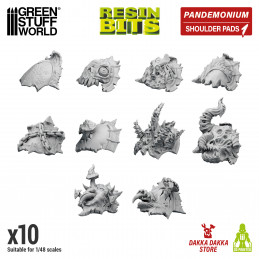 DakkaDakka - Pandemonium - Set Spallacci Nurgle 01 | Articoli in resina