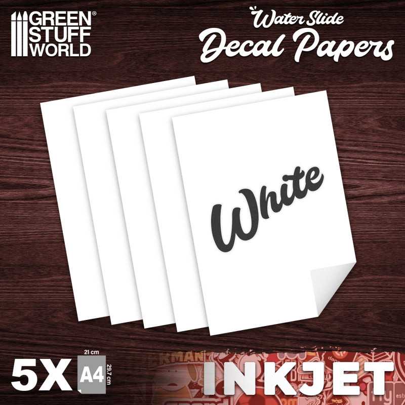 ▷ Decal Papers Inkjet Printers - White | - GSW