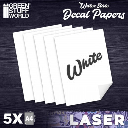 ▷ Papier Décalcomanie à Imprimer - Laser Transparent