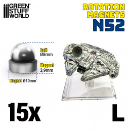 Rotation Magnets - Size L | Rotation Magnets N52