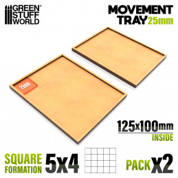 MDF Movement Trays 125x100mm | Old World Movement trays