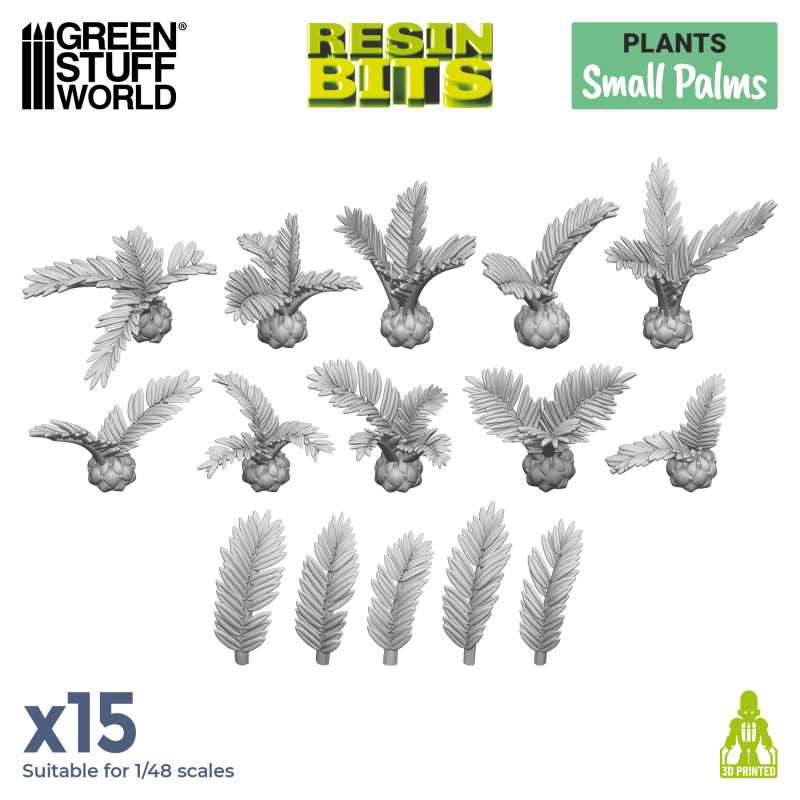 Set imprimé en 3D - Petits Palmiers