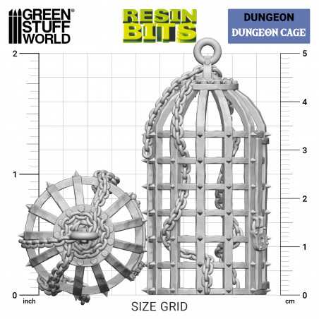 3D printed set - Dungeon Cage | DnD Bits - GSW