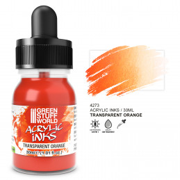 Transparente Flüssige Acrylfarbe - Orange