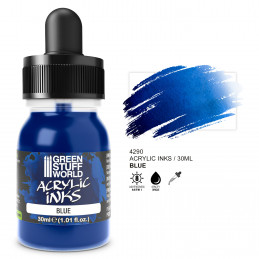 Opaque Flüssige Acrylfarbe - Blau | Acryltinte