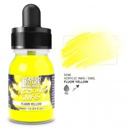 Fluor Acrylic Ink - Yellow