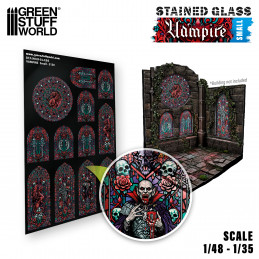 Vampire Stained Glass - Small