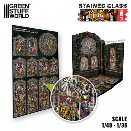 Knight Stained Glass - Large