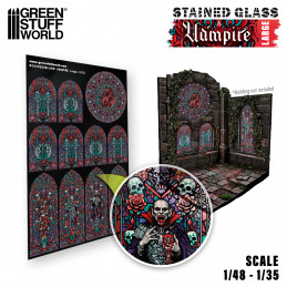 Vampire Stained Glass - Large