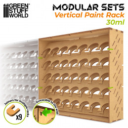 Organizador Modular Pinturas - VERTICAL 30ml Organizadores de madera DM