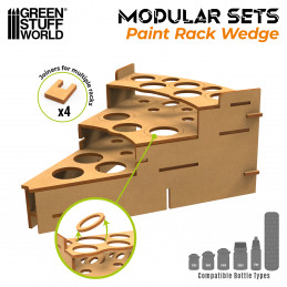 Organizador Modular Pinturas - QUESITO Organizadores de madera DM