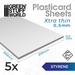 Styrene sheets | Styrene plastic for modeling (HIPS)