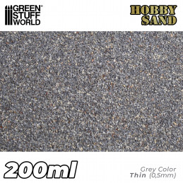 Thin Hobby Sand - Dark Grey 200ml | Hobby Sand