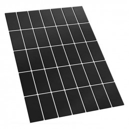 Rectangular Magnetic Sheet SELF-ADHESIVE - 25x50mm