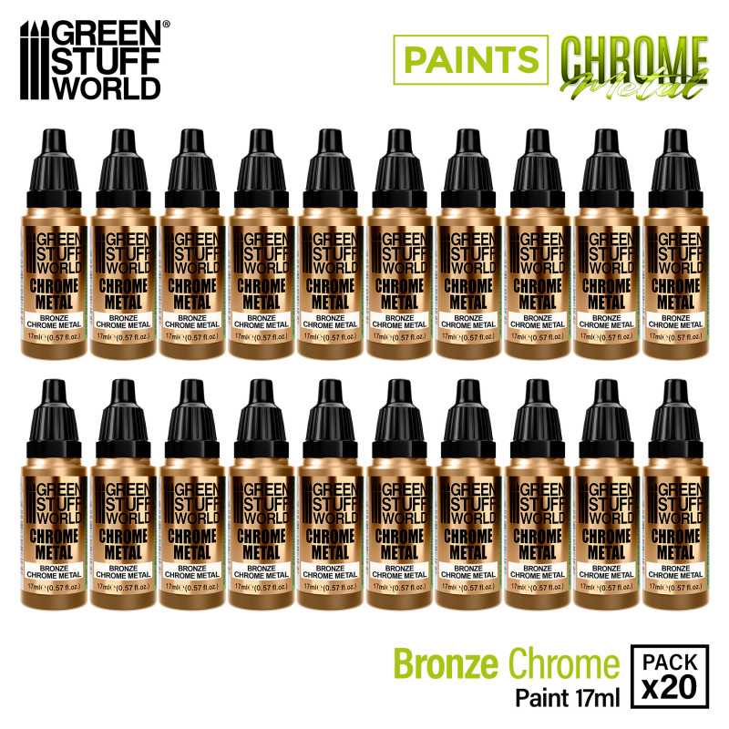 Chromfarbe - BRONZE 17ml | Chrom farbe