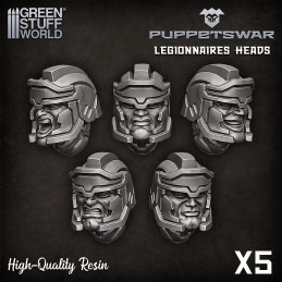 Legionnaires heads | Resin items