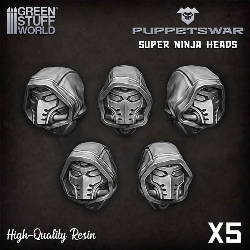 Super Ninja heads | Resin items