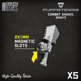 Combat Shovel - Right Resin items