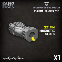 Torreta - Punta de cañón de plasma | Artículos de resina