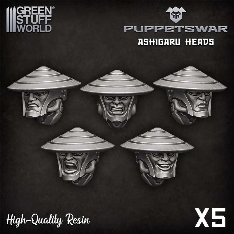 Ashigaru heads | Resin items