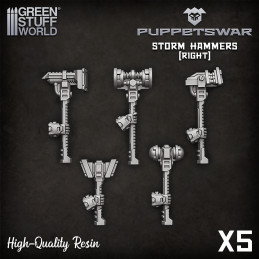 Storm Hammers - Right | Resin items