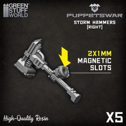 Storm Hammers - Right | Resin items