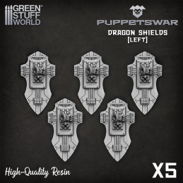 Dragon Shields Resin items