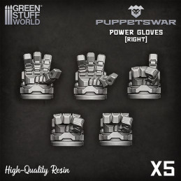 Gloves - Right | Resin items