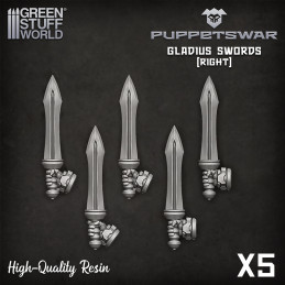 Gladius Swords - Right | Resin items