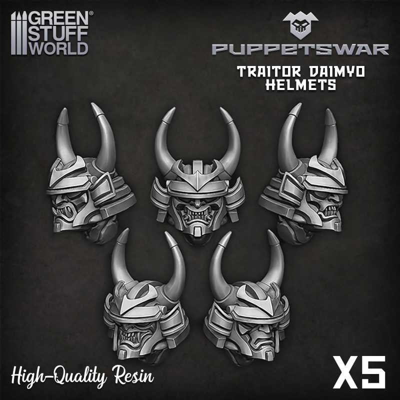 Loyal Daimyo Helmets 2 | Resin items