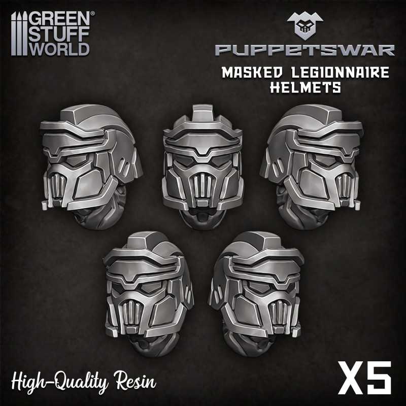 Masked Legionnaire helmets Resin items